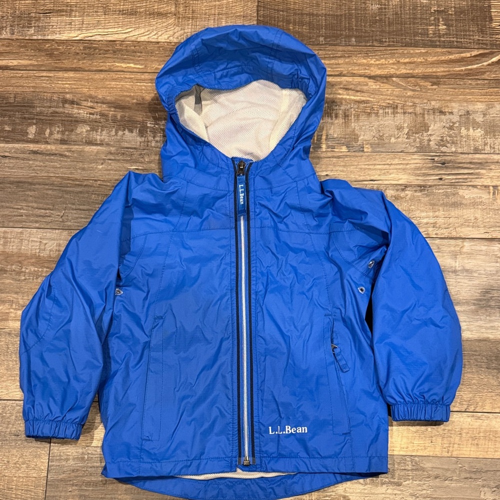 L.L. Bean Kids Blue Raincoat